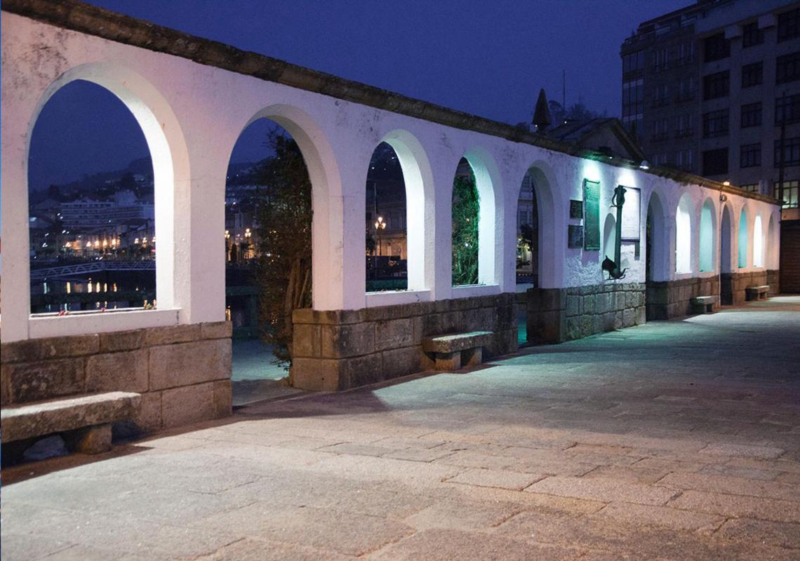 Apartamentos Turísticos Casa Soto Baiona Bagian luar foto